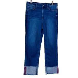 Chico’s Jeans High Rise Relaxed Straight Ankle Cuffed Size 1.5 - Women’s Size 10